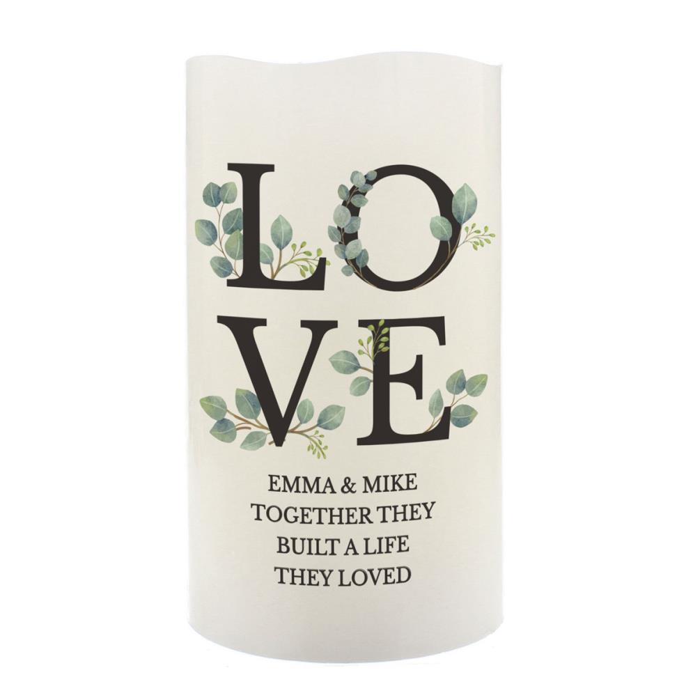 Personalised Love LED Candle £13.49
